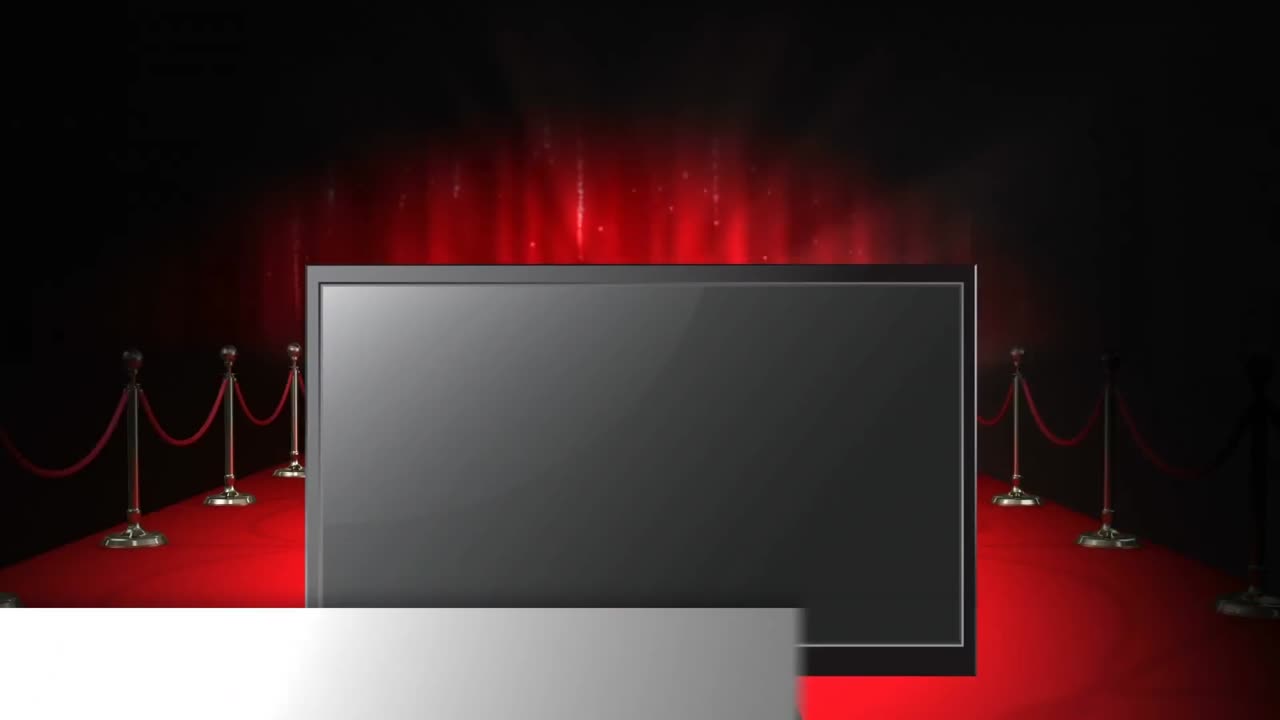 스크린과 레드 카의 애니메이션과 뉴스 텍스트