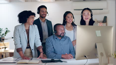 training, team leader or manager in call center