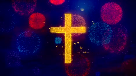 christian cross animation