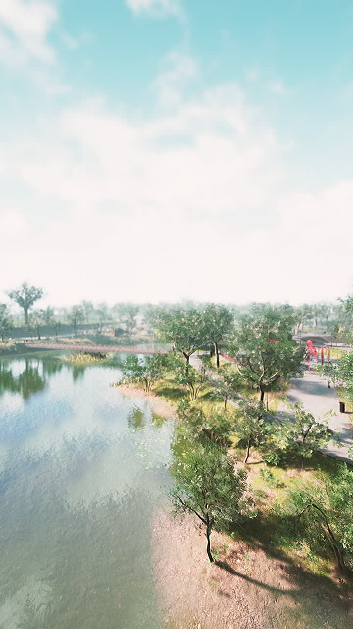 공원 설계 공중 사진