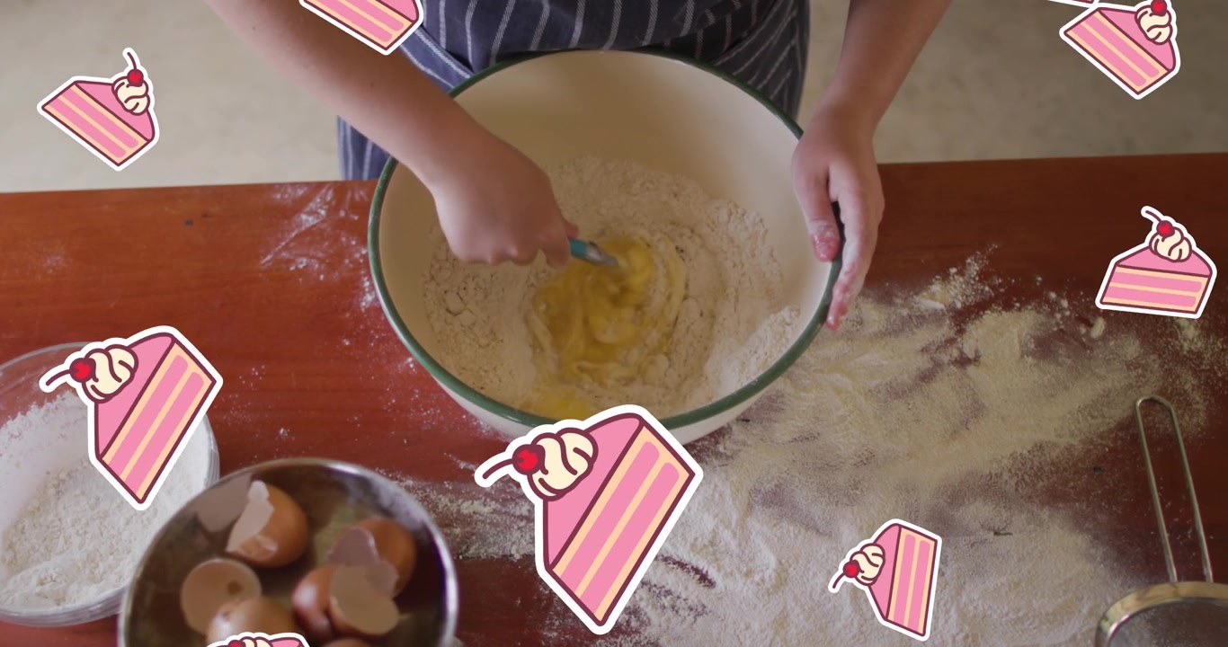 Animation af stjerner og nytårshilsen over julepynt