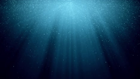 abstract deep blue underwater particle background