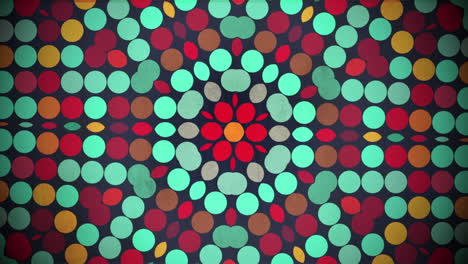 patrón de puntos de colores de movimiento 4