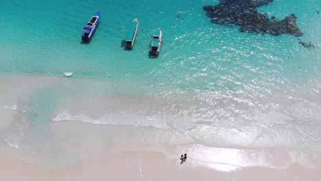 a panning from bottom to top shot at redang island, malaysia