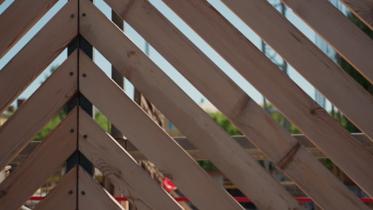 detailed shot of rustic wooden slats, close examination of textured timber and shadow contrasts, intricate view highlighting grain patterns and shadow effects on aged wooden panels