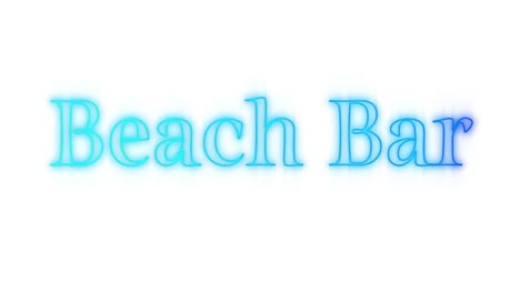 Beach-Bar-Open-in-blue-neon-on-white