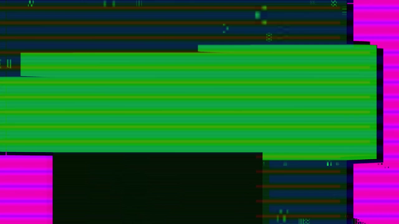 Dynamic Digital Glitch Background with Colorful Noise
