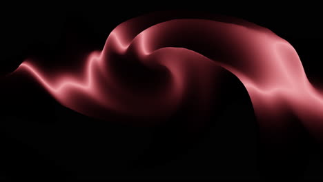 Abstract-pink-waveform-on-black-background