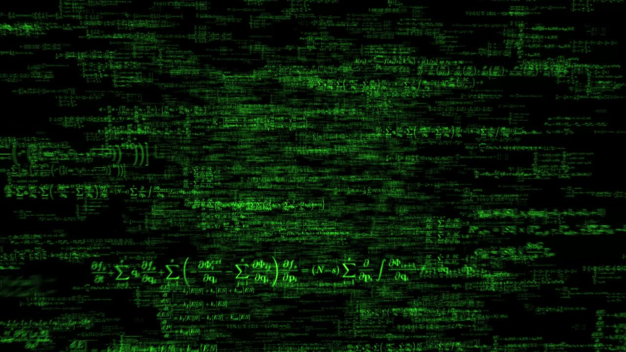 Formula formulae science scientific professor teacher intelligent math learn 4k