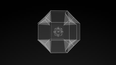 modelo de figura 3d, composición geométrica abstracta