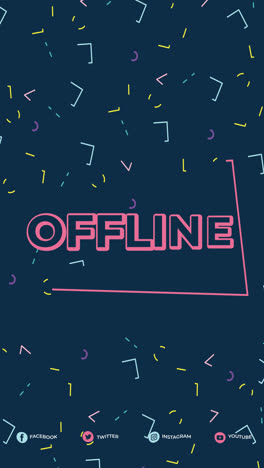 estado de las redes sociales fuera de línea