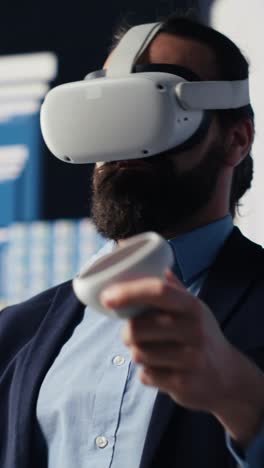 Vertical Video Leader does data driven planning with VR device set for successful strategy