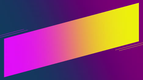 motion geometric gradient yellow and purple lines 1