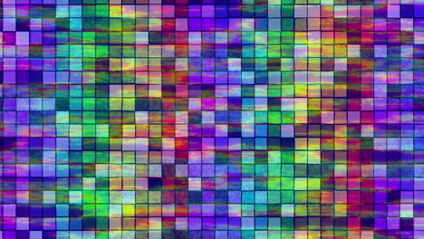animación de la pantalla con azulejos de mosaico y rayas en bucle sin costuras