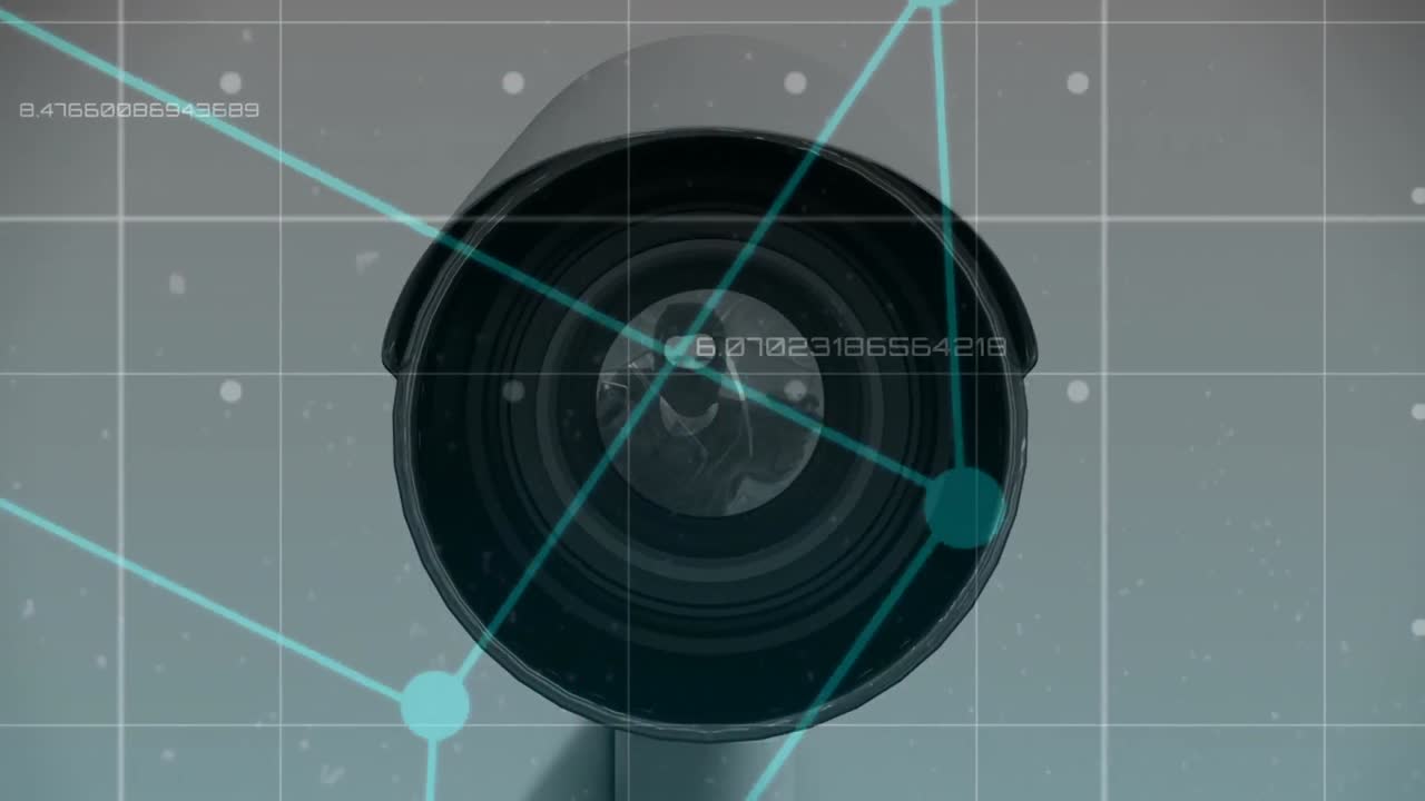 цифровая анимация камер видеонаблюдения 4k
