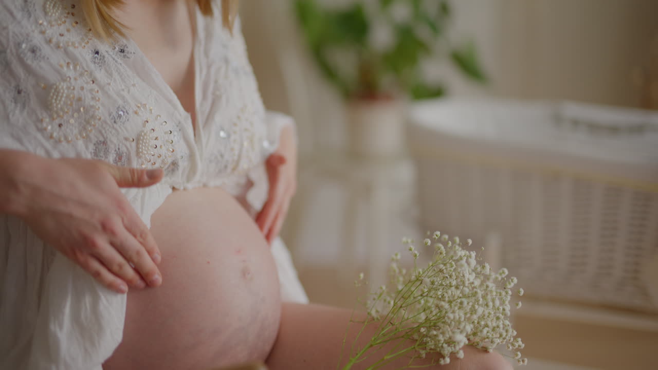 Pregnant Woman in Thoughtful Anticipation