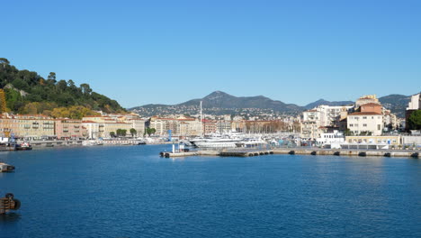 nice harbor on sunny day. france. static