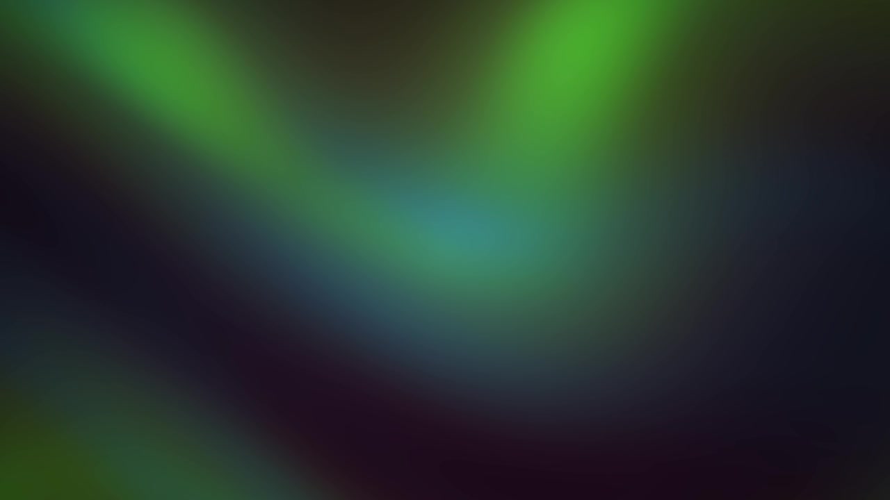Abstract Blurred Green and Blue Gradient Background Loop