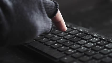 Person Typing on a Keyboard