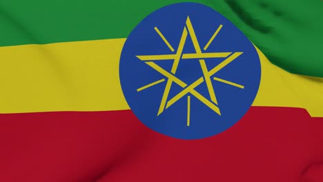 flag ethiopia patriotism national freedom, seamless loop