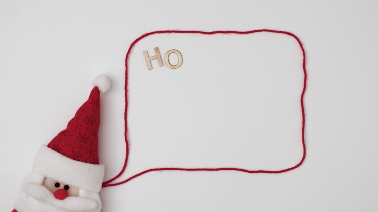 el concepto imaginativo de la bandera de navidad