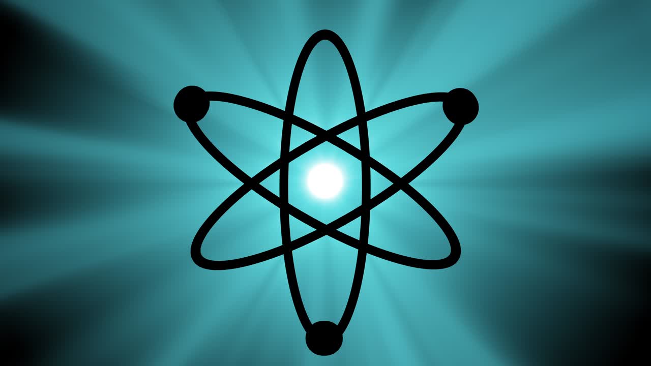 원자의 구조에 대한 애니메이션.