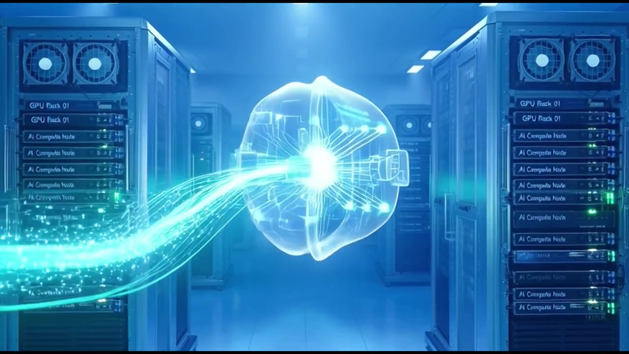 Data Flow and Digital Processing in a Modern Server Room