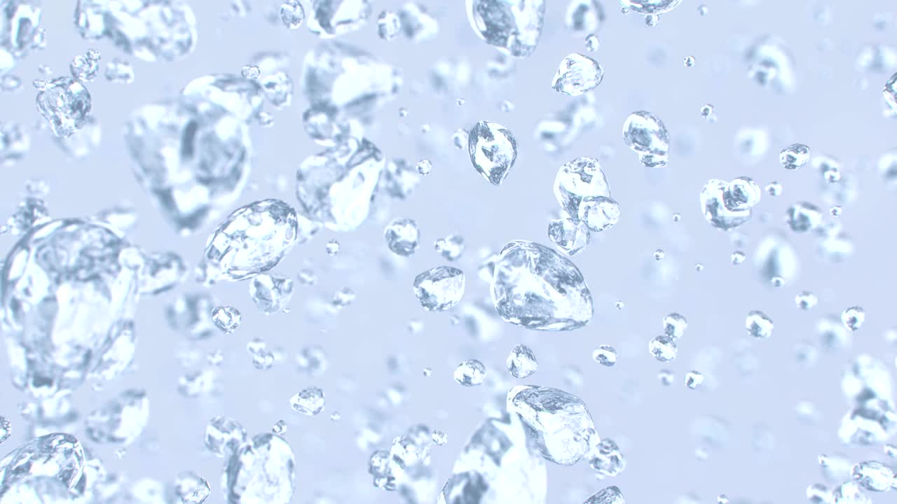 4k에서 루프 할 수 있는 배경으로 거품이 올라갑니다.