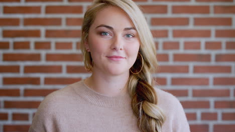 student, university and face of a young woman by