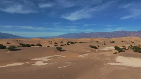 sand dune desert in death valley national park in nevada and california, scenic landscape nature