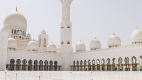 uae daylight summer time main mosque panorama 4k