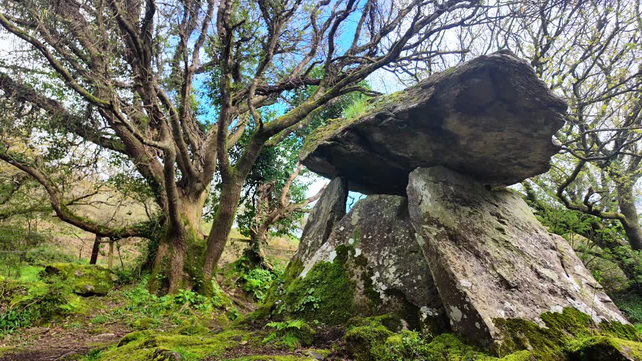 lugares atemporales estructura antigua dolmen y rituales funerarios en la antigüedad gaulstown dolmen waterford irlanda antiguo monumento y lugar delgado en el tiempo