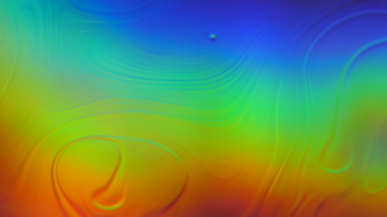 macro close up superficie de movimiento burbuja de jabón. azul, arco iris de neón fluyendo ondas líquidas fondo de movimiento abstracto. moderno gradiente de fluido mezcla con vivos colores de neón de moda. color vívido remolino psicodélico.