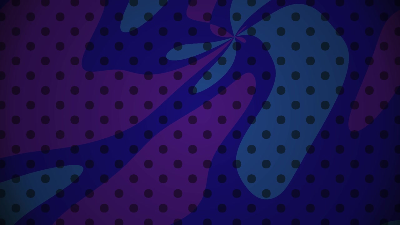 Abstract Motion Background with Rotating Polka Dot Pattern