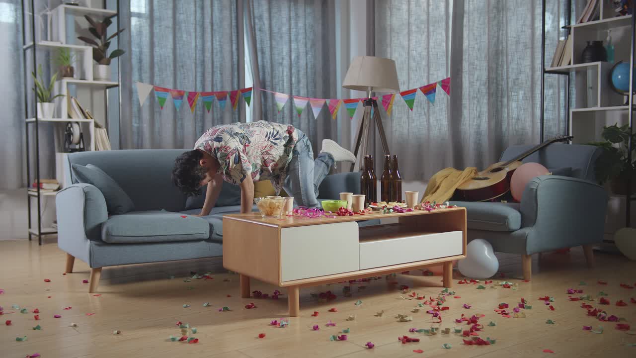 망진창한 파티 후유증