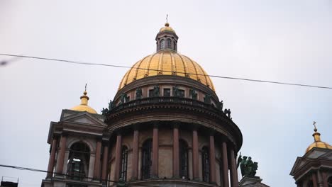 golden dome of a russian orthodox cathedral