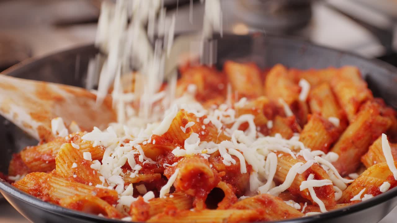 añadir queso a la pasta