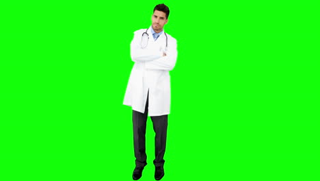 Young-doctor-looking-at-camera