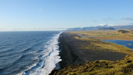 iceland black sand beach coastline