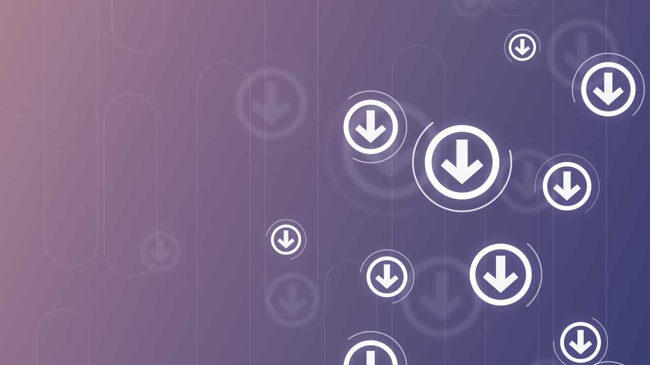 las flechas circulares de fondo. abstracto limpio, simple y brillante animación de fondo. hermoso diseño de movimiento. los conceptos de negocios, finanzas, tecnología, futurista, internet, datos, fibra óptica, velocidad, inalámbrico, web, móvil, sin costuras, loopable