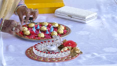 shot of delicious dessert, candies, sweets - fruits