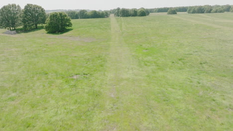 aerial above outdoor rifle range in leach, oklahoma on a sunny day