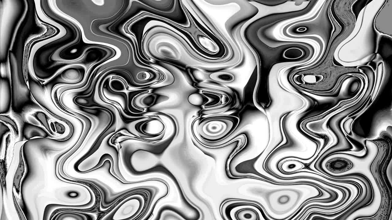Astrazione in movimento bianco e nero