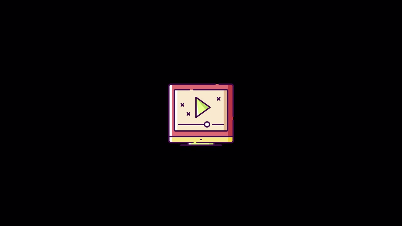 Video clip Icon Animation