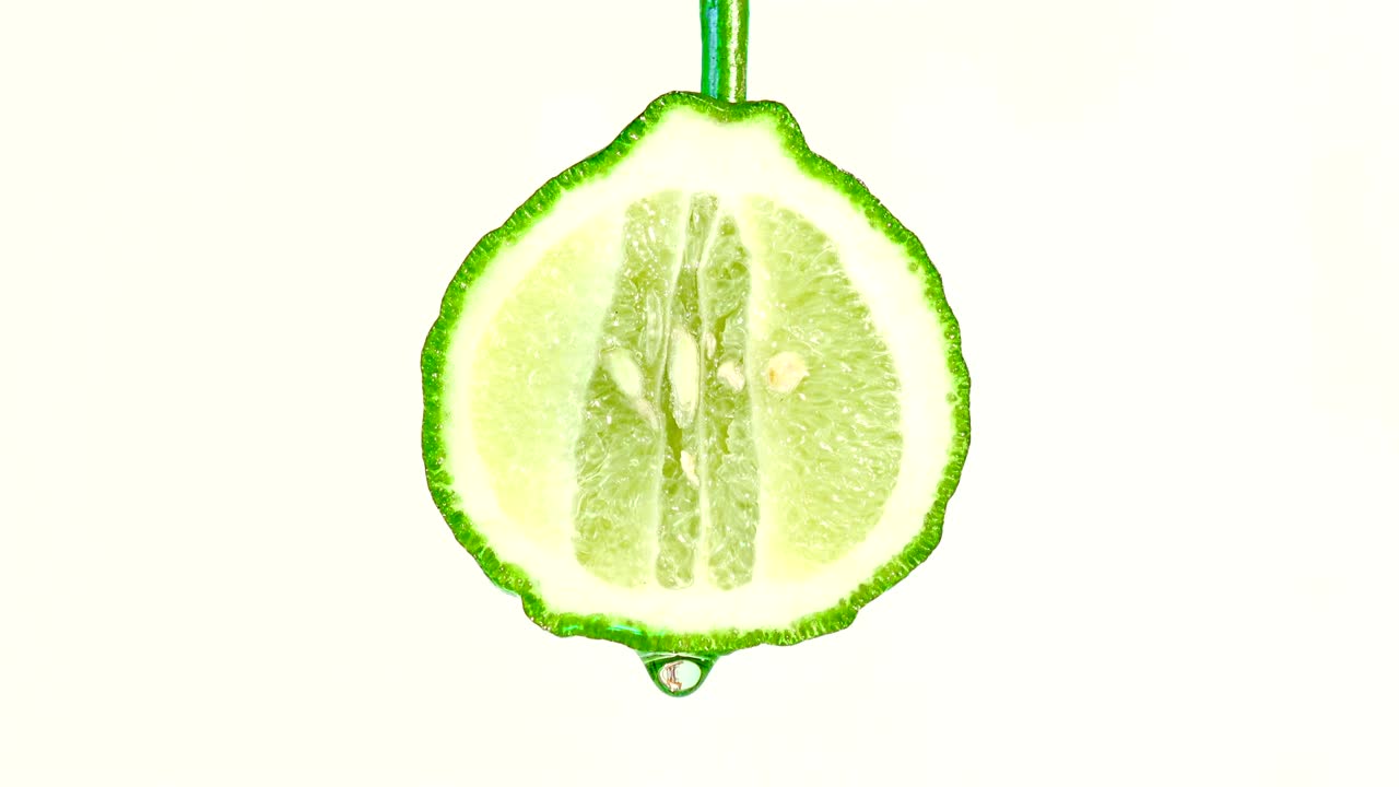 라임에 물이나 기름이 떨어지는 것