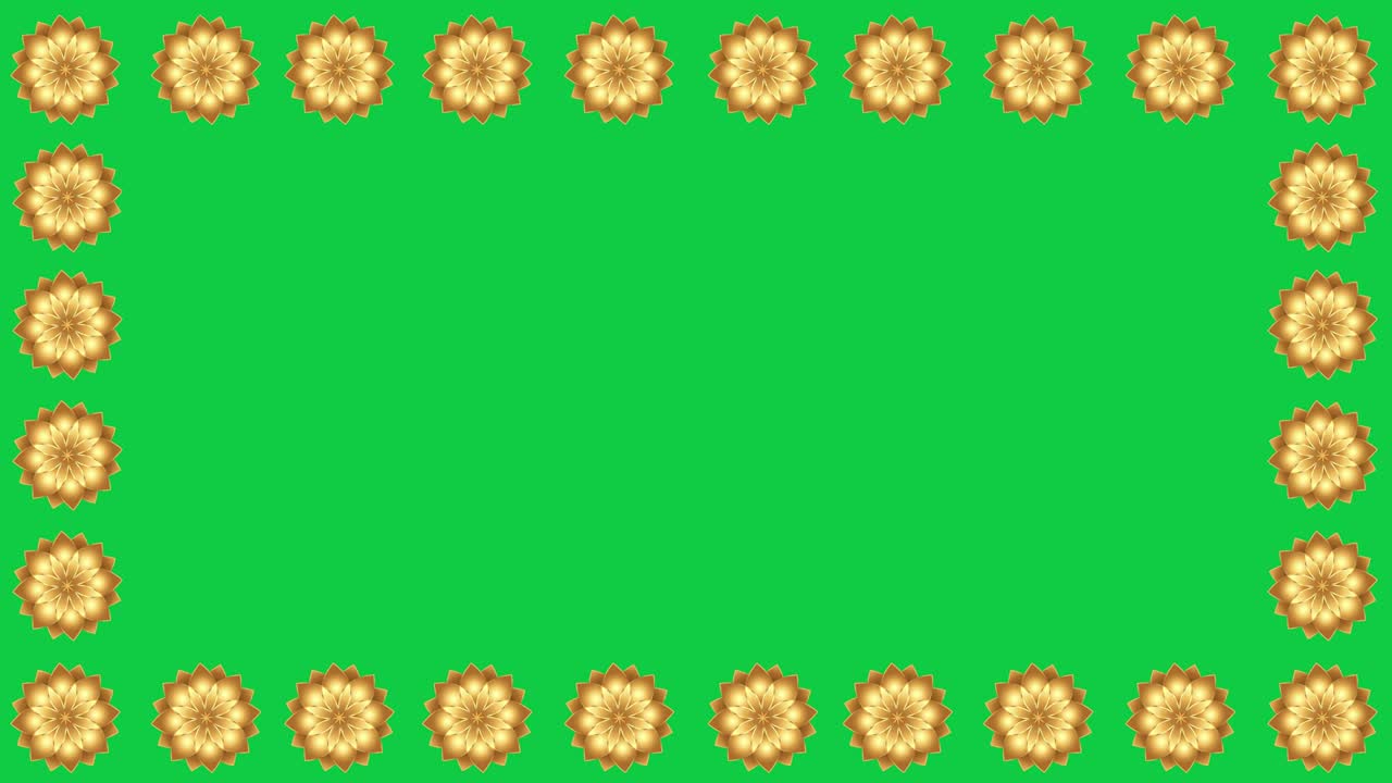 рамаданский исламский фон - 4к исламский рамадан - геометрические формы - (поворотные) - цветок лотоса - вращающаяся форма