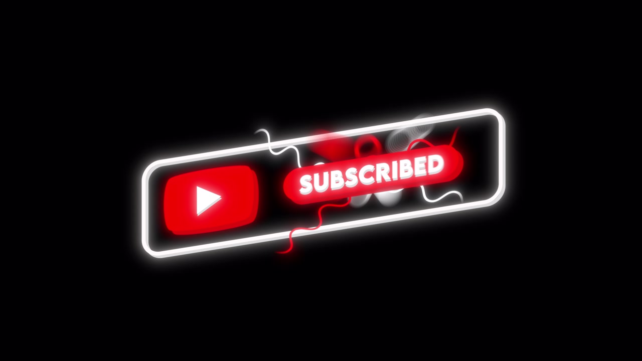 Botão de "Inscrever-se" Animado do YouTube com o Clique do Sino de Notificação