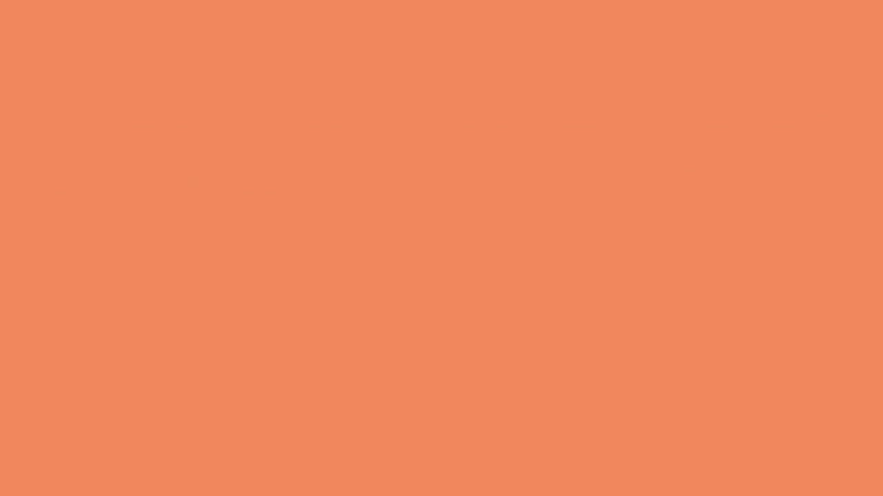 Simple And Cute Circle Transition: Orange On Black Background