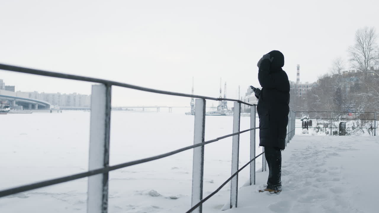 눈이 내리는 날에 불행한 사람