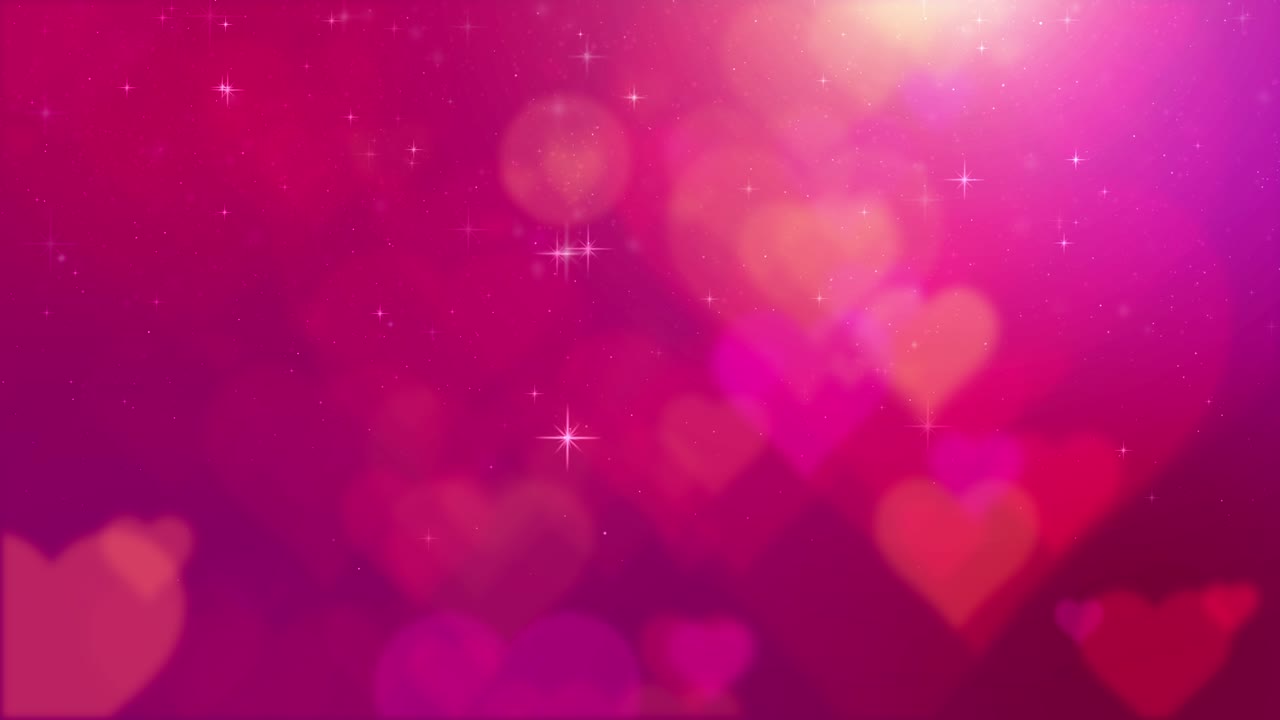 el fondo de las partículas del tema de feliz valentín